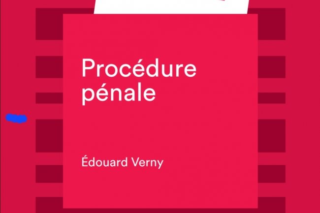 Ouvrage Procédure pénale de Édouard Verny