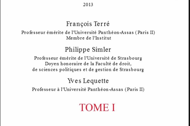 Ouvrage Droit civil  Les obligations  11 édition  2013 Tome 1